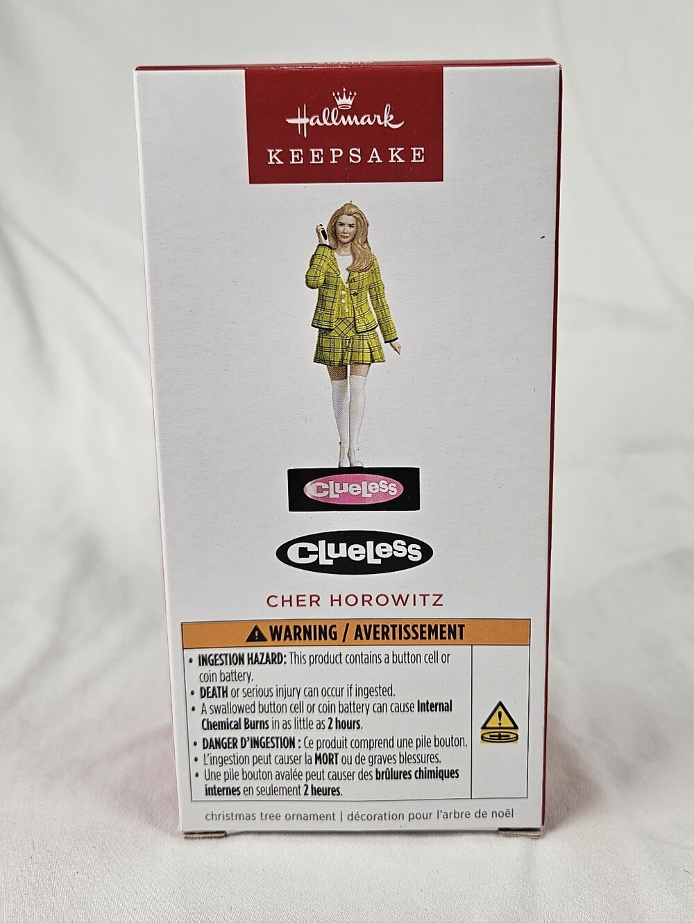 Hallmark Keepsake Clueless Cher Horowitz Ornament With Sound, NIB